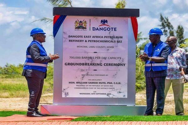 Court eases way through for Dangote to commence construction of his refinery in Lamu, Kenya
